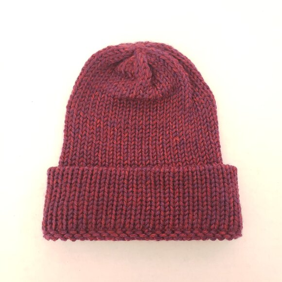 Unisex Adults Crochet Redish Purple Color Cute Hat Beanie - Picture 5 of 8